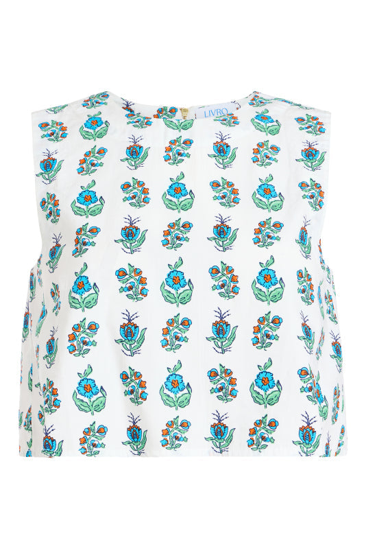 Crop Top, Beach Sprigs