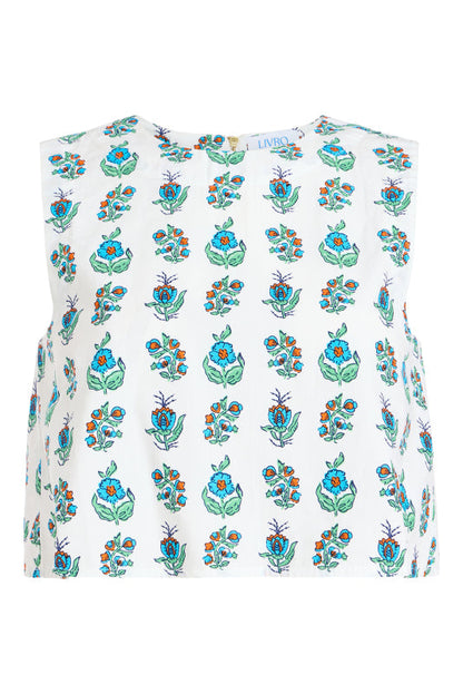 Crop Top, Beach Sprigs