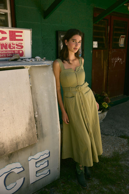 Foster Dress, Olive