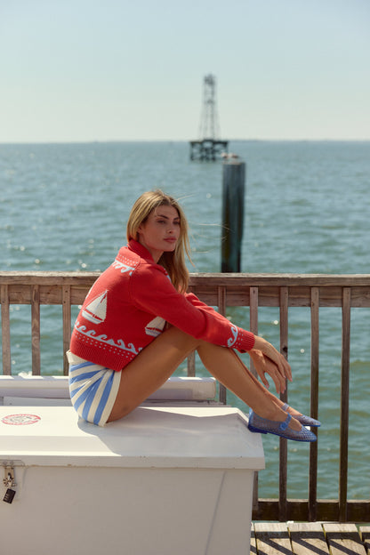 Sailor Cardigan, Summer Knit