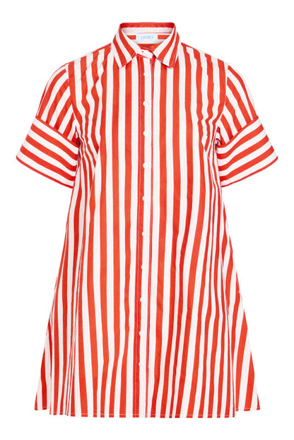 Dock Dress, Red Stripes