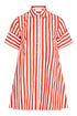 Dock Dress, Red Stripes