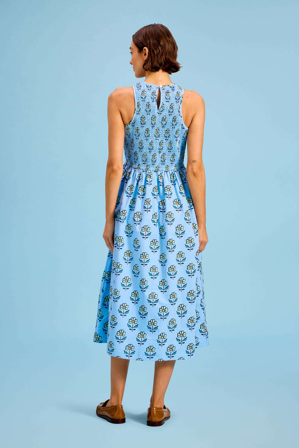 Stroll Dress, Orchid Sprigs