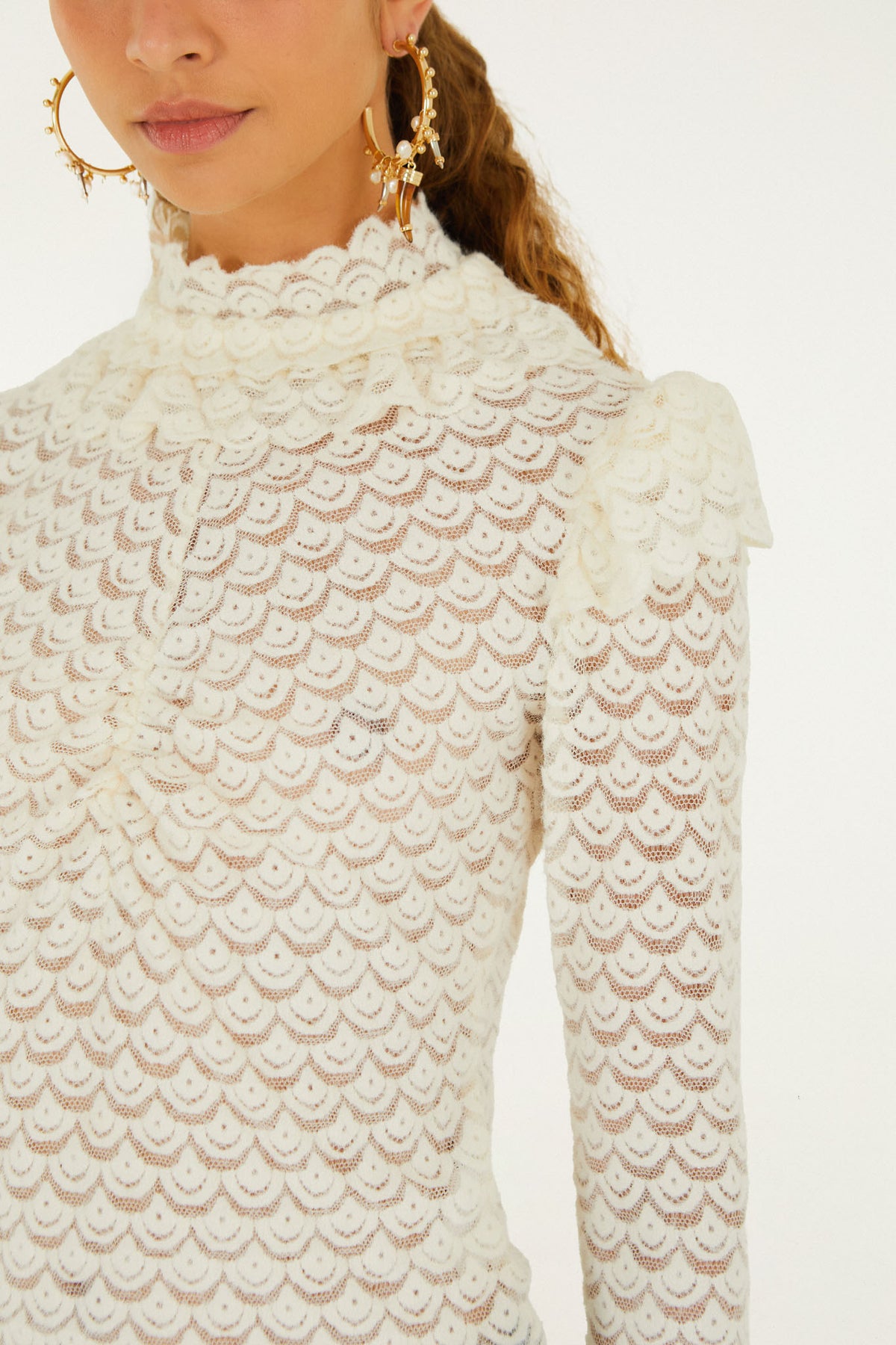 OFF-WHITE LONG SLEEVE TOP