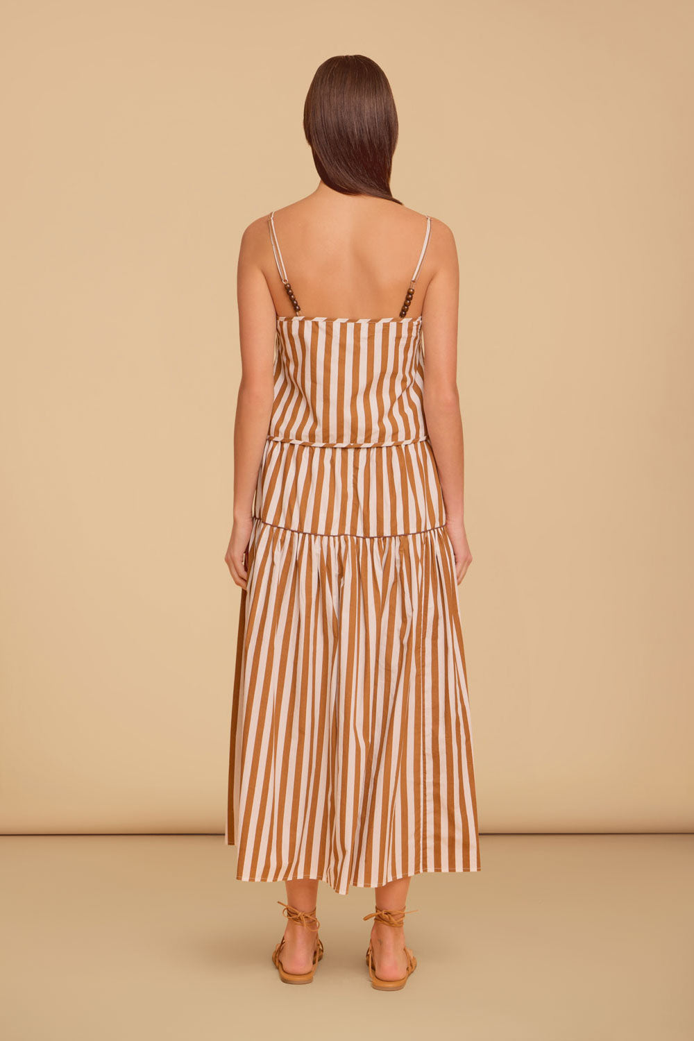 Quinn Skirt, Tuck Stripes